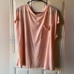 Pink Sleeveless T-Shirt Size 4X